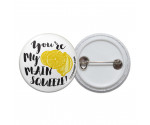 Main Squeeze Pinback Button Main Squeeze Pinback Button